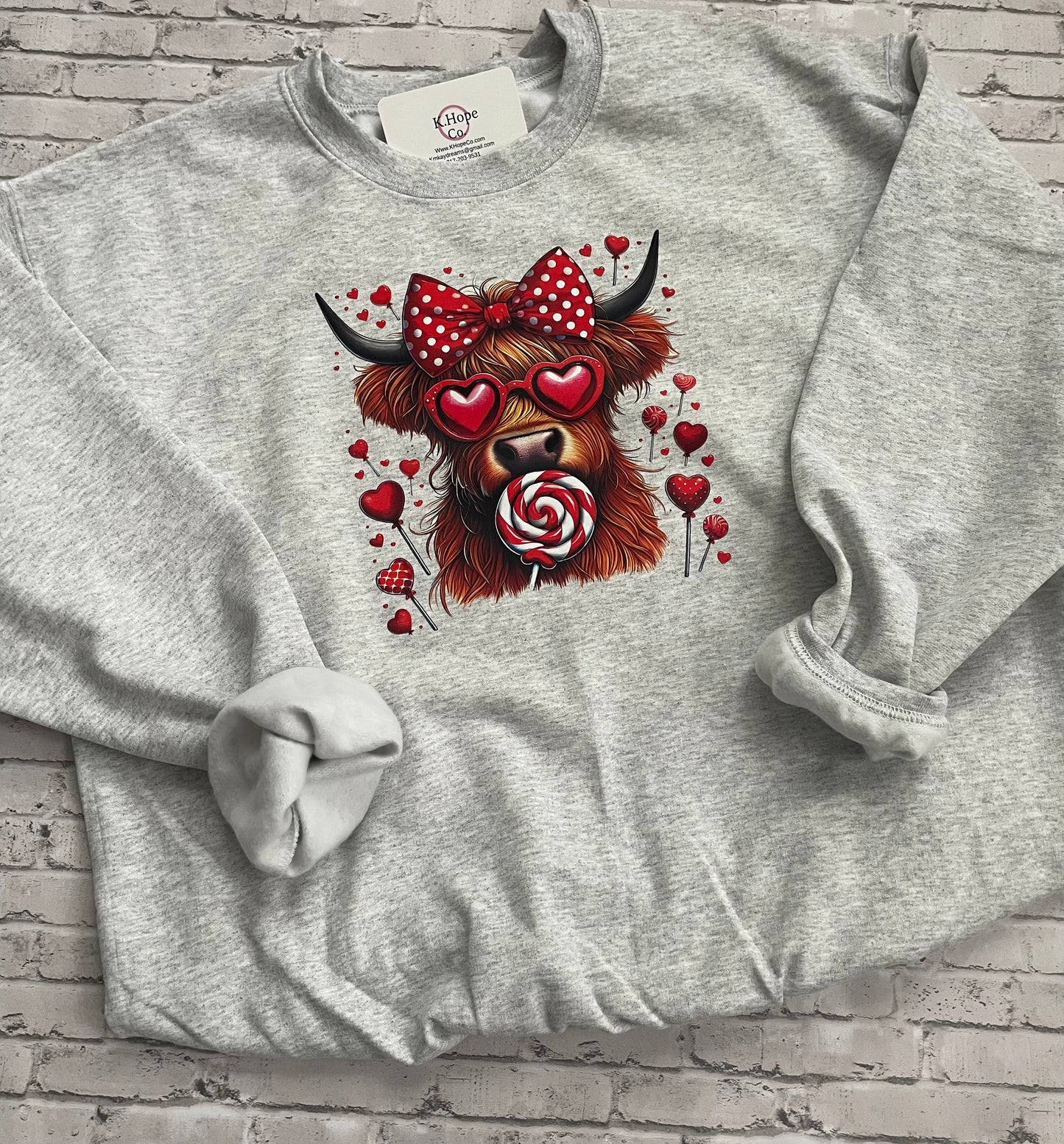Valentines Cute Cow