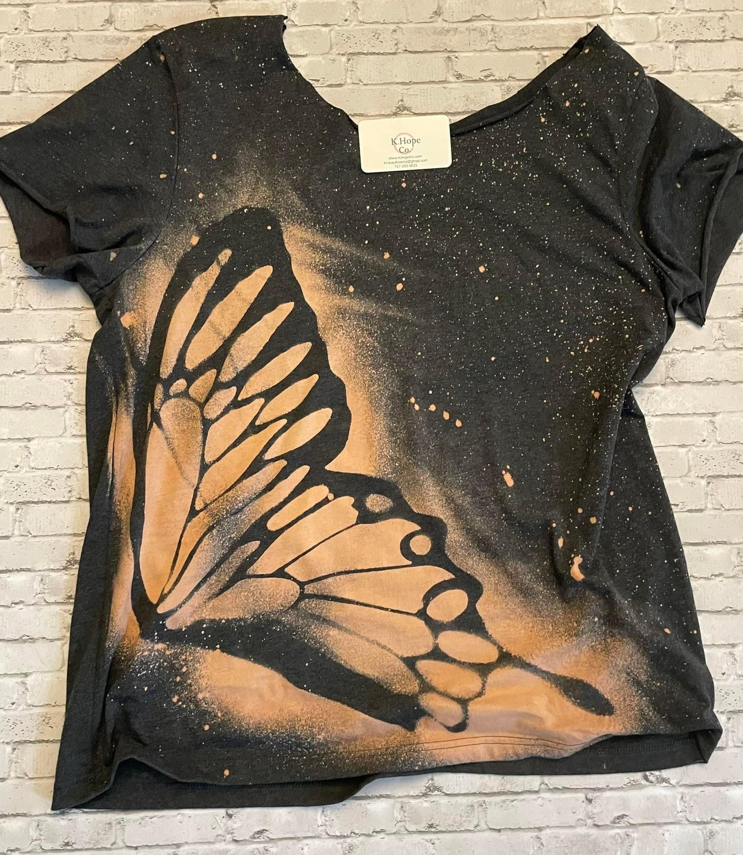 Bleached butterfly Tshirts