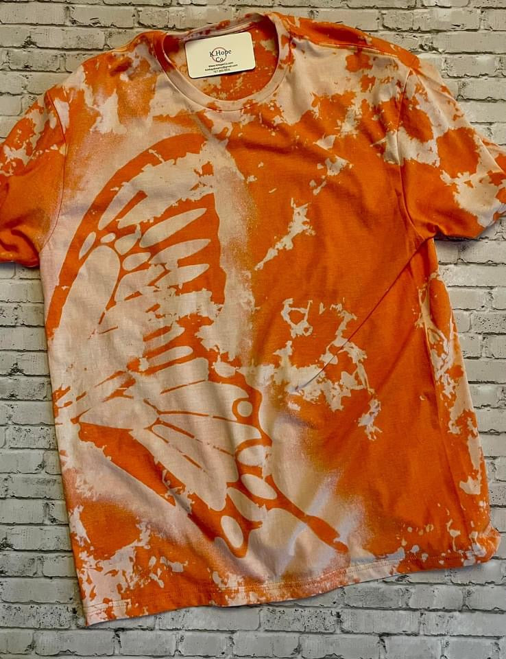 Bleached butterfly Tshirts