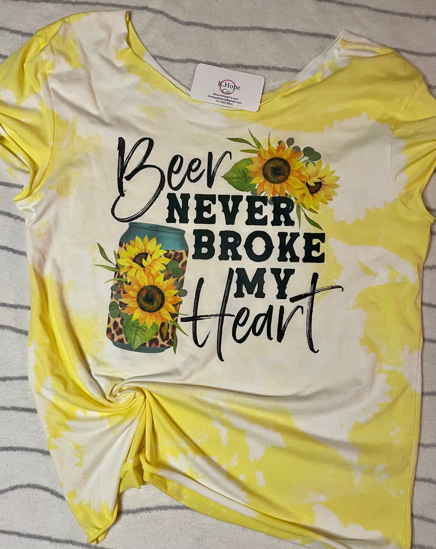 Beer Never Broke My Heart Tshirt