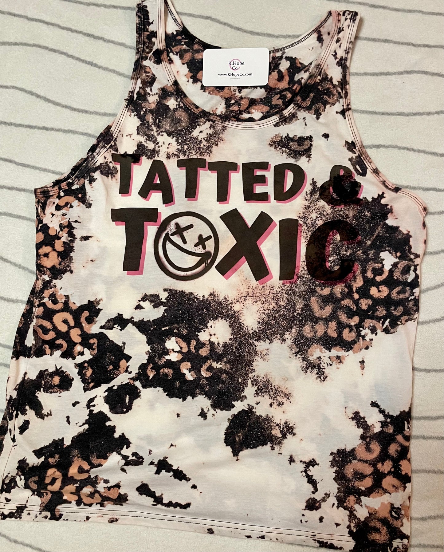 Tatted and toxic tank top