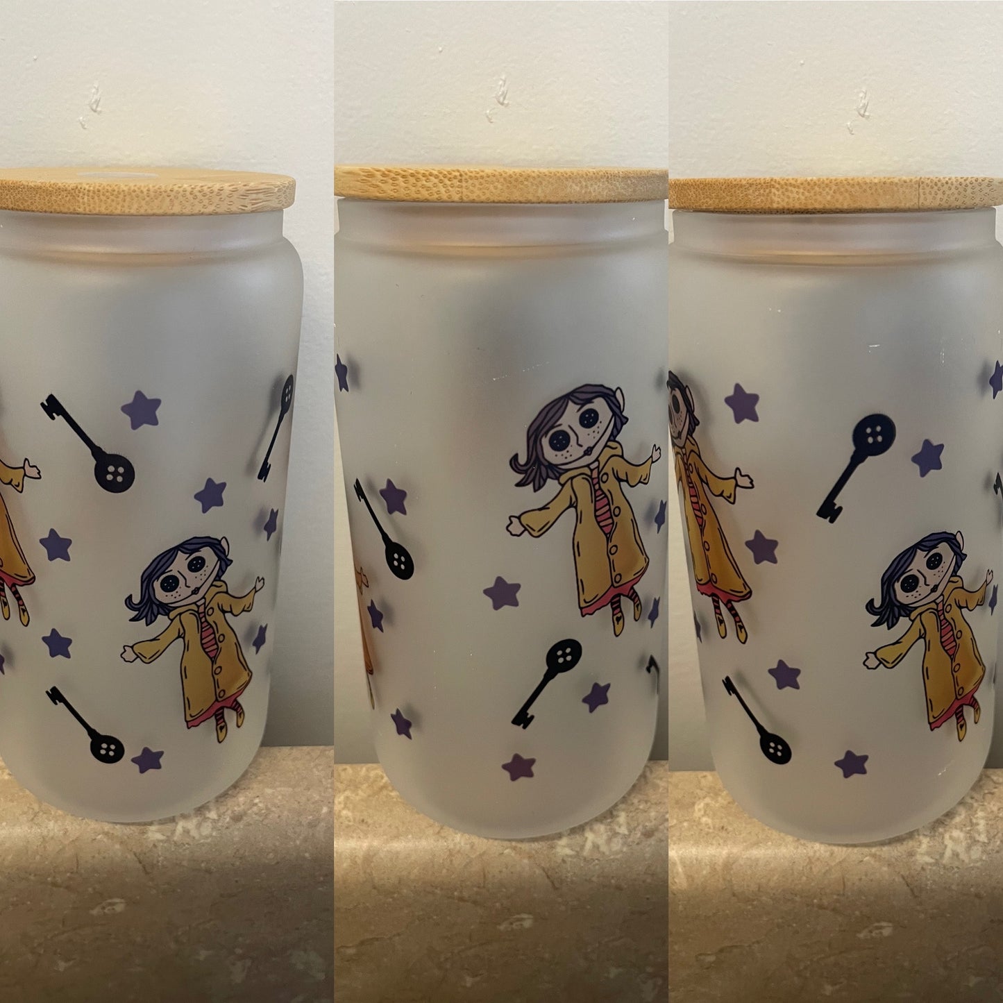 Coraline 16 oz tumbler